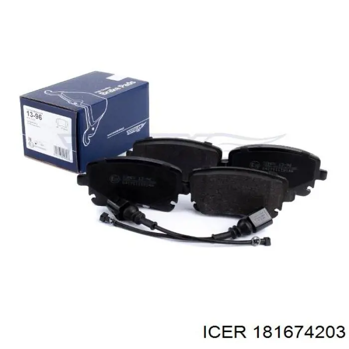 Купити 181674203 Icer Задні колодки