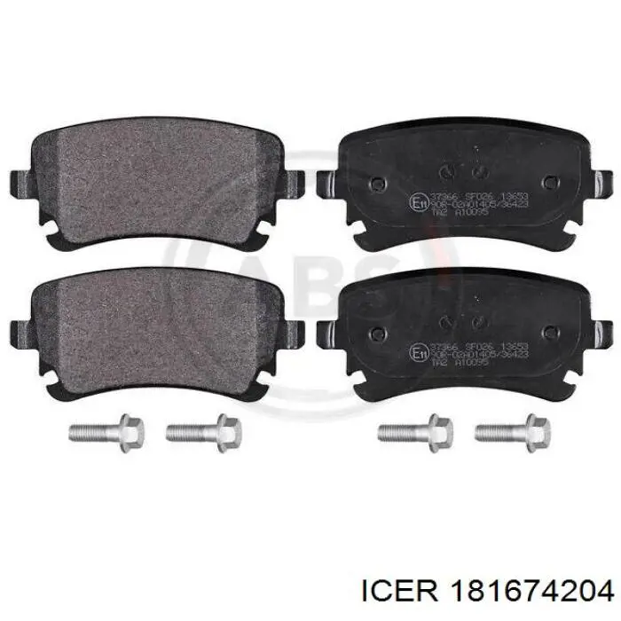 Купити 181674204 Icer Задні колодки