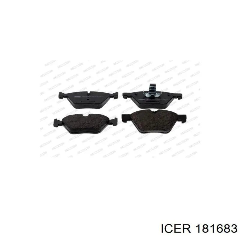 Тормозні колодки Icer 181683