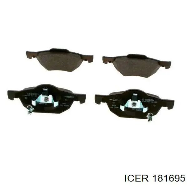 Гальмівні колодки Icer 181695 ціна, від 24.44 USD