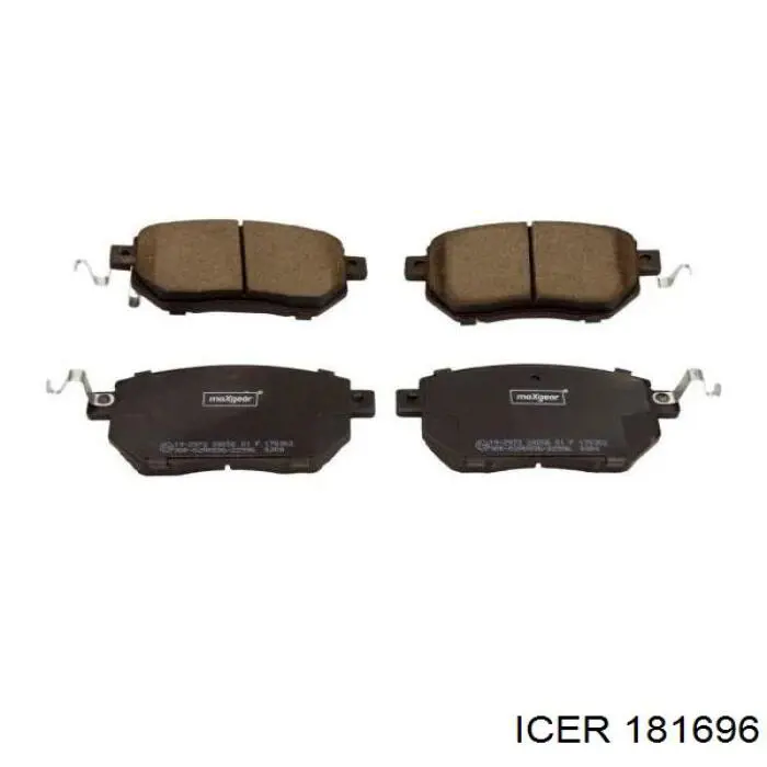 Гальмівні колодки Icer 181696 ціна, від 24.25 USD
