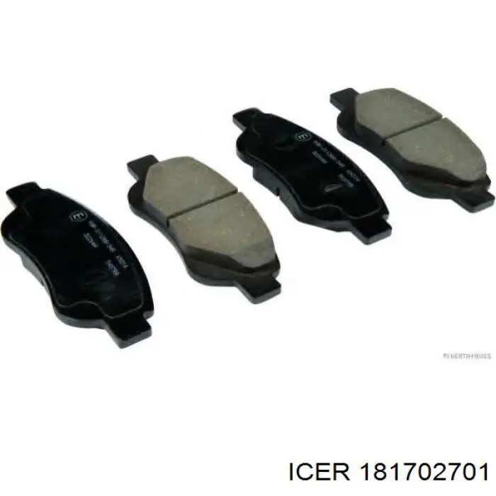 Гальмівні колодки Icer 181702701 ціна, від 20.49 USD