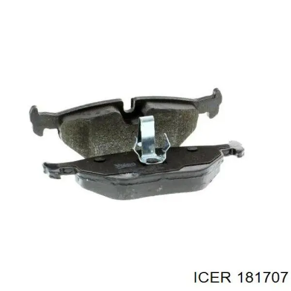 Задні гальмівні колодки 181707 Icer