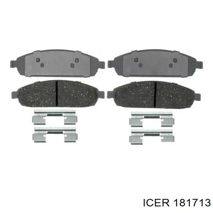 Тормозні колодки Icer 181713