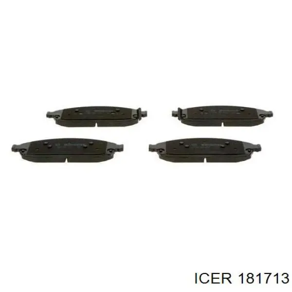 Гальмівні колодки Icer 181713 ціна, від 33.46 USD