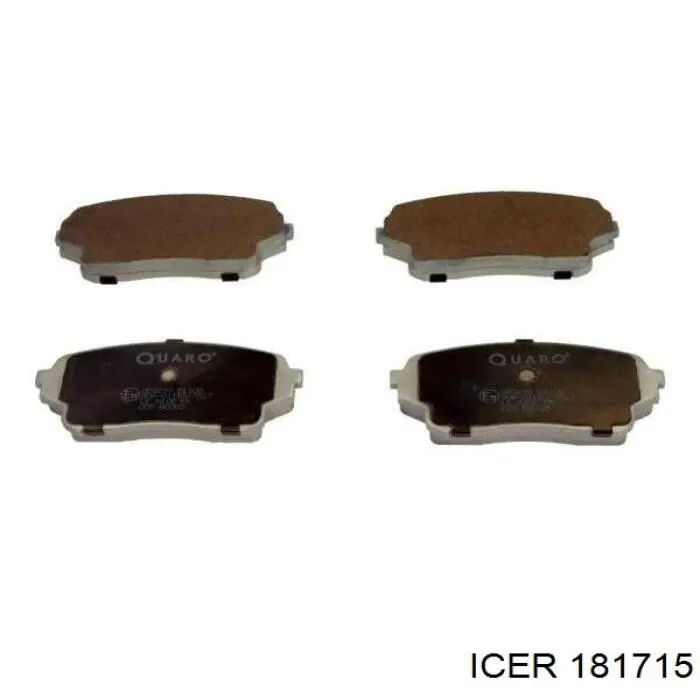 Гальмівні колодки Icer 181715 ціна, від 21.90 USD