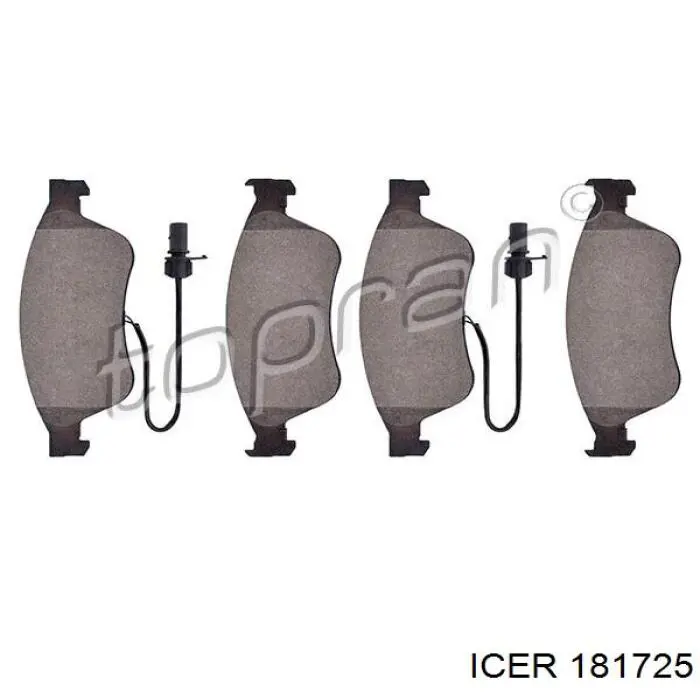 Гальмівні колодки Icer 181725 ціна, від 50.54 USD