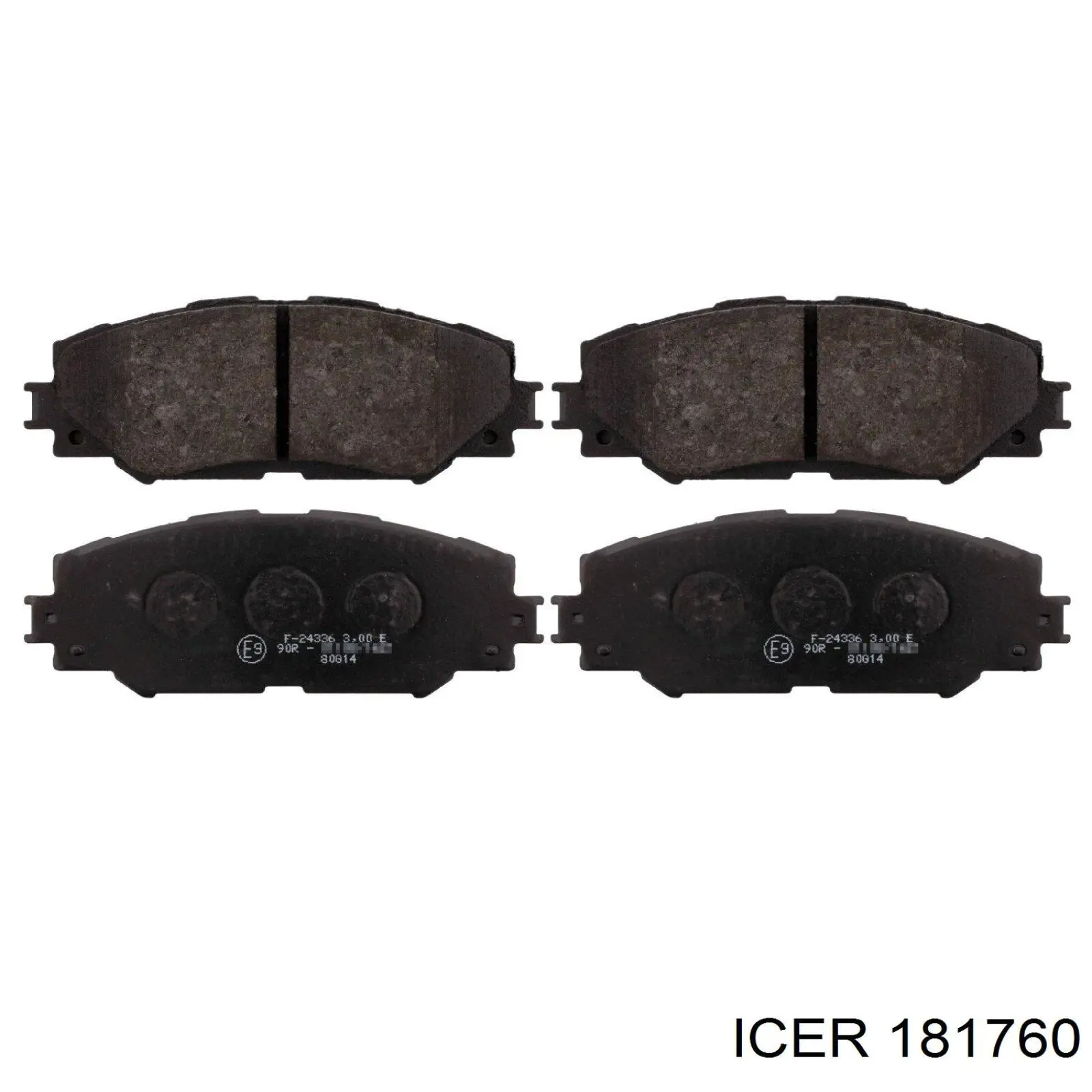 Гальмівні колодки Icer 181760 ціна, від 21.14 USD
