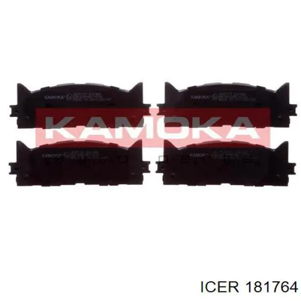 181764 Icer Передні гальмівні колодки