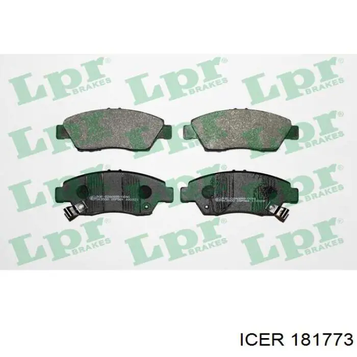 Гальмівні колодки Icer 181773 ціна, від 23.91 USD