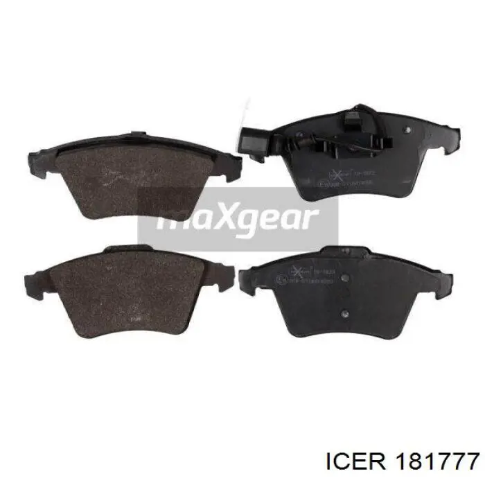 Гальмівні колодки Icer 181777 ціна, від 36.67 USD