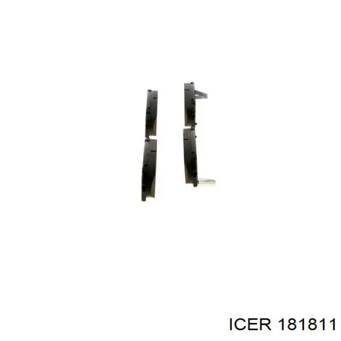181811 Icer Передні гальмівні колодки