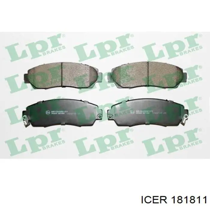 Гальмівні колодки Icer 181811 ціна, від 35.06 USD