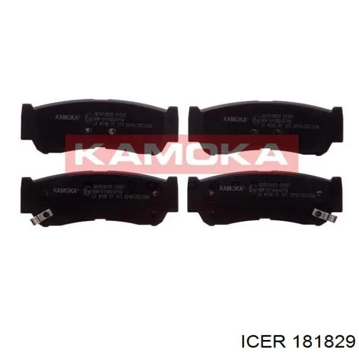 Задні гальмівні колодки Icer 181829 ціна, від 19.46 USD