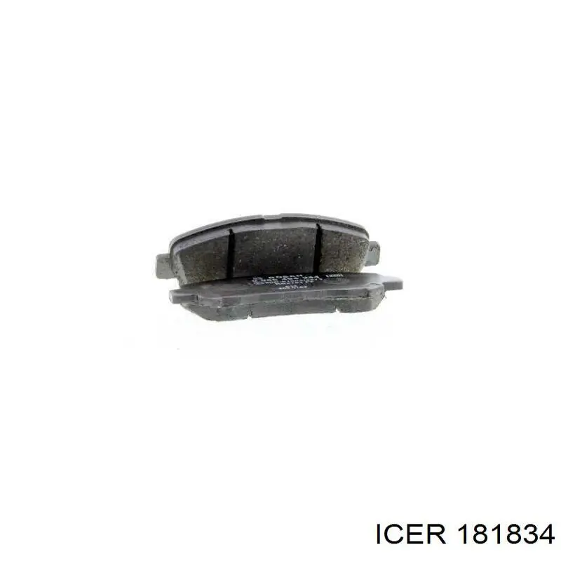 Купити 181834 Icer Колодки гальмівні передні, дискові