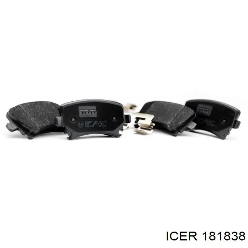 Задні дискові колодки Icer 181838