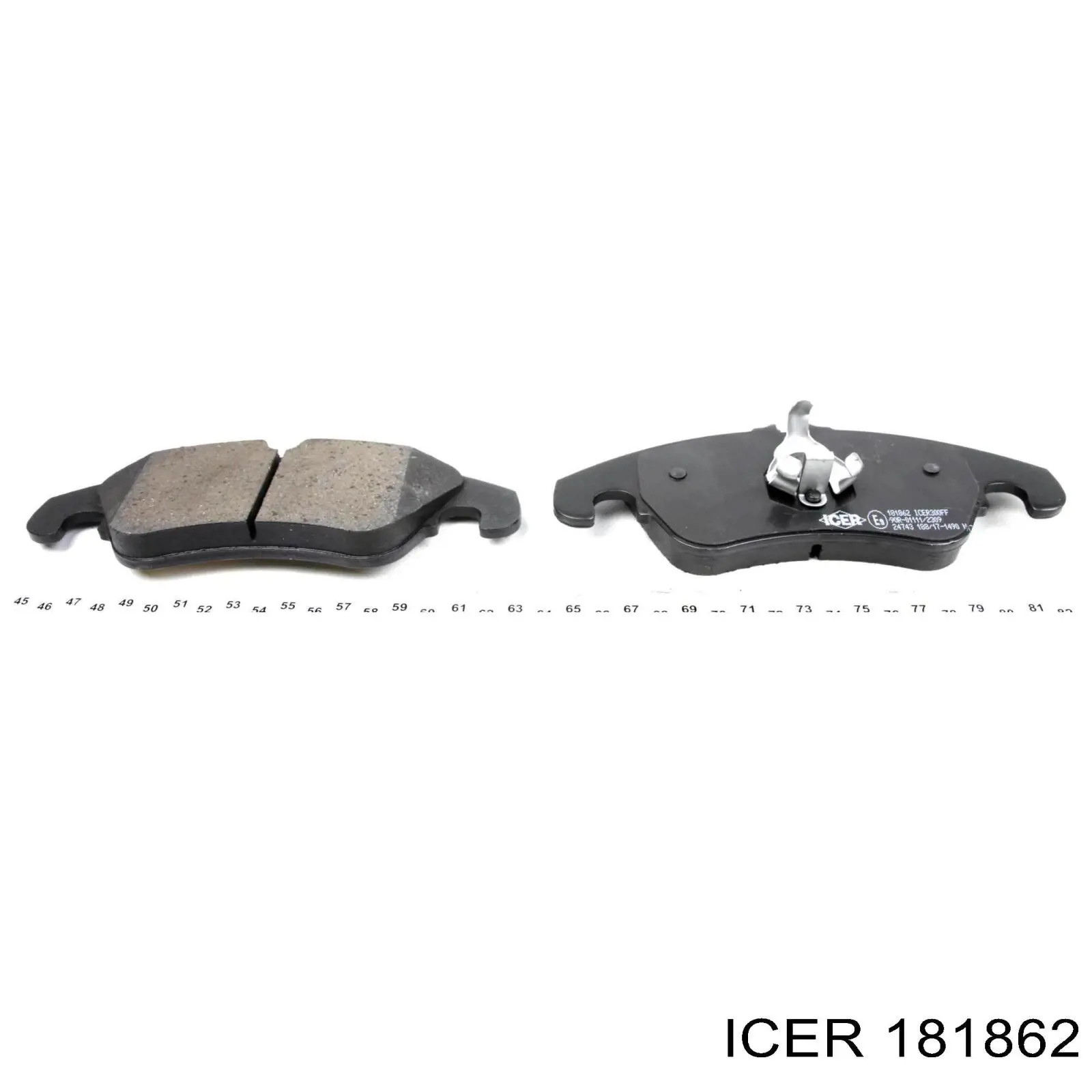 Гальмівні колодки Icer 181862 ціна, від 47.73 USD