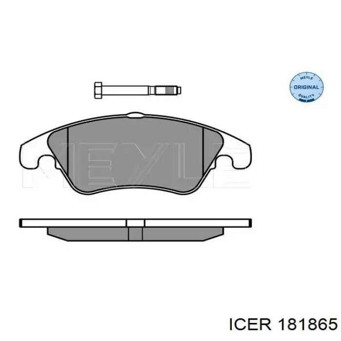 Гальмівні колодки Icer 181865 ціна, від 38.17 USD