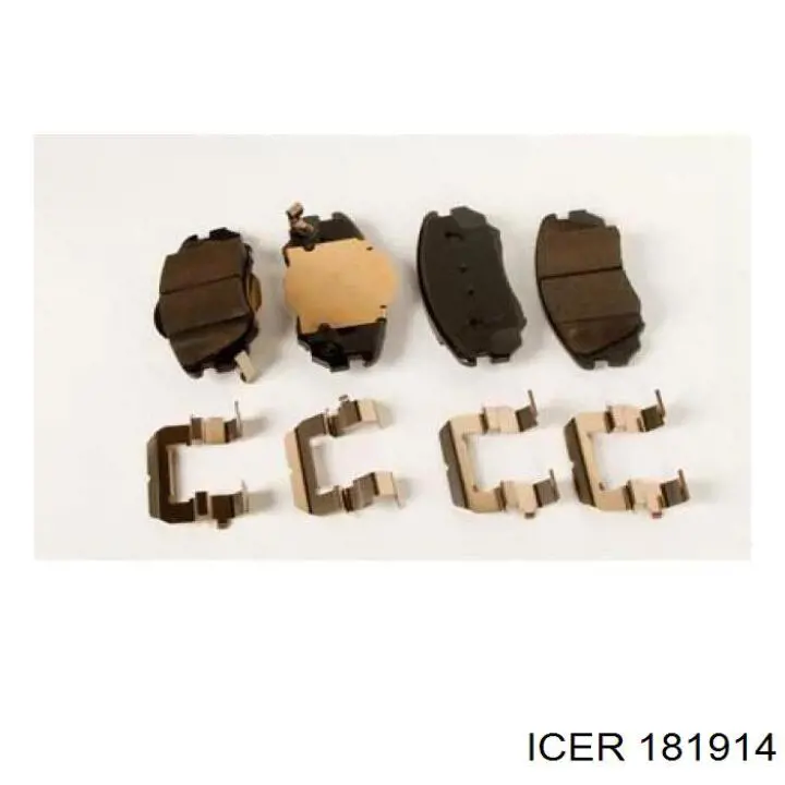 Гальмівні колодки Icer 181914 ціна, від 31.62 USD