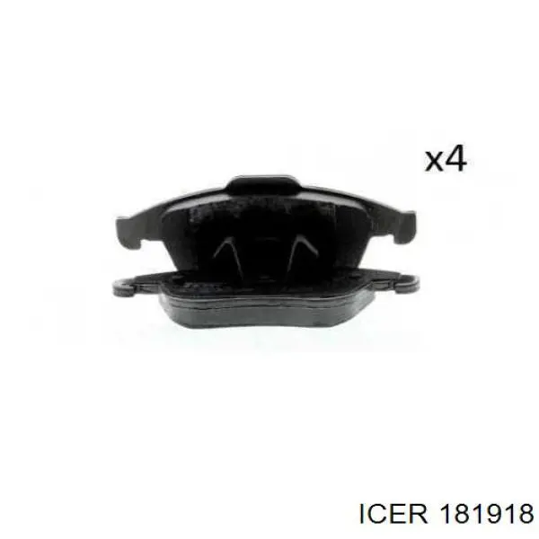 Гальмівні колодки Icer 181918 ціна, від 32.34 USD