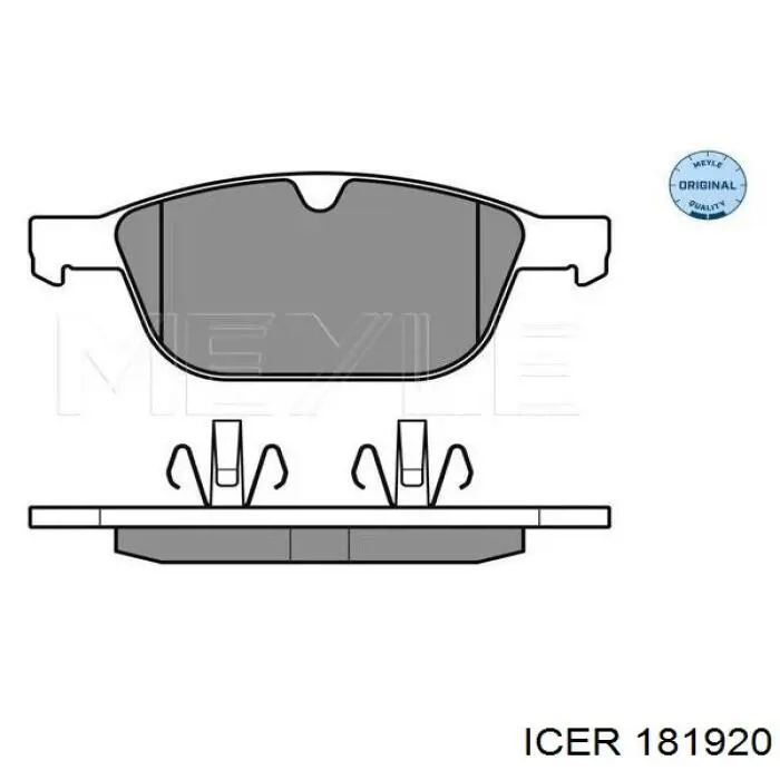 Гальмівні колодки Icer 181920 ціна, від 45.05 USD