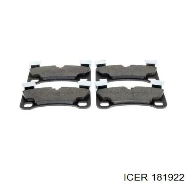 Задні гальмівні колодки Icer 181922 ціна, від 70.44 USD