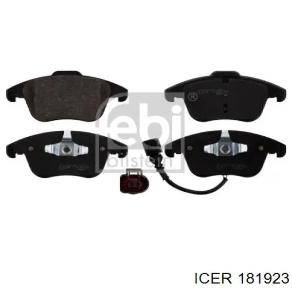 Гальмівні колодки Icer 181923 ціна, від 33.84 USD