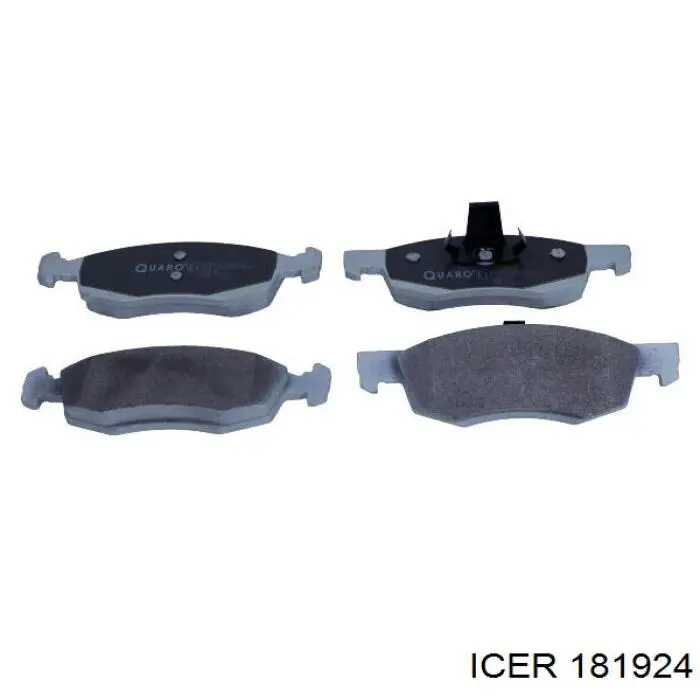 Гальмівні колодки Icer 181924 ціна, від 23.80 USD