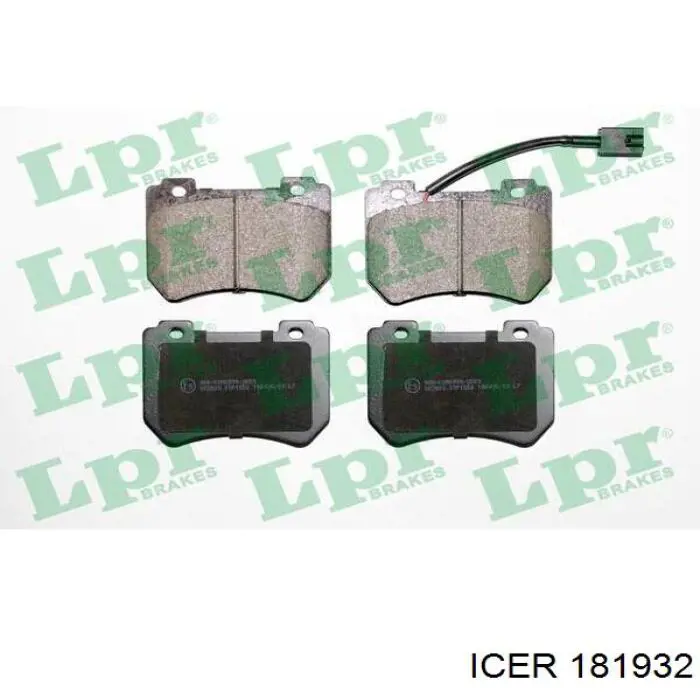 Гальмівні колодки Icer 181932 ціна, від 38.34 USD
