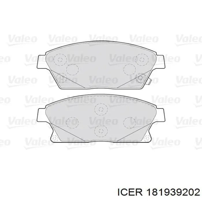 Тормозні колодки Icer 181939202