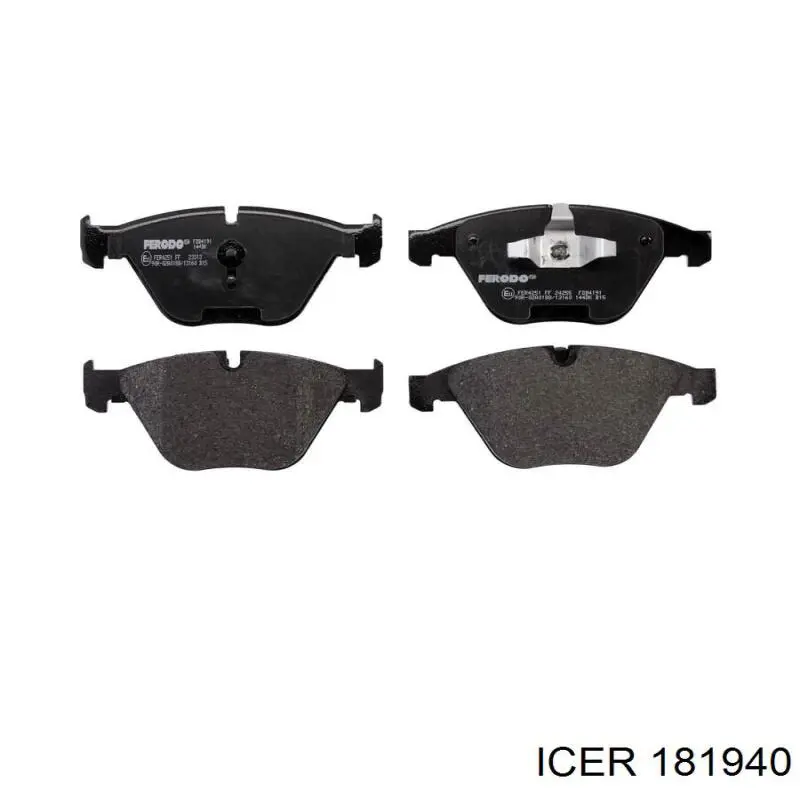 Гальмівні колодки Icer 181940 ціна, від 29.92 USD