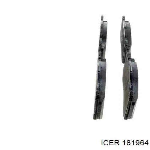 Купити 181964 Icer Колодки гальмівні передні, дискові