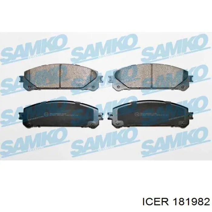 Гальмівні колодки Icer 181982 ціна, від 30.98 USD