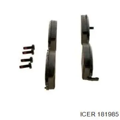 Гальмівні колодки Icer 181985 ціна, від 27.81 USD