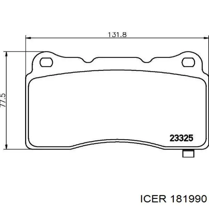 Гальмівні колодки Icer 181990 ціна, від 35.84 USD