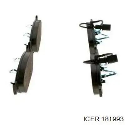 Купити 181993 Icer Колодки гальмівні передні, дискові