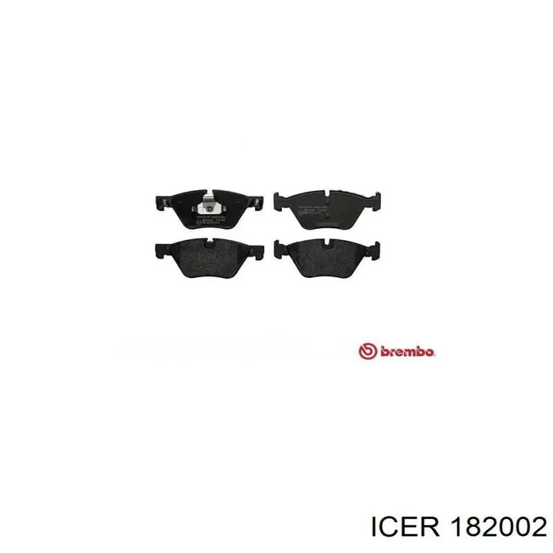 Гальмівні колодки Icer 182002 ціна, від 32.68 USD