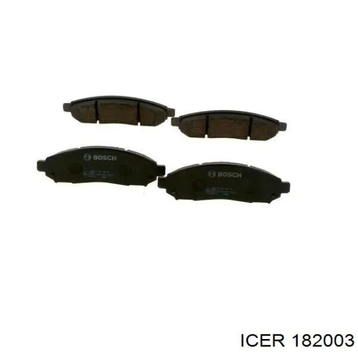 Гальмівні колодки Icer 182003 ціна, від 26.25 USD