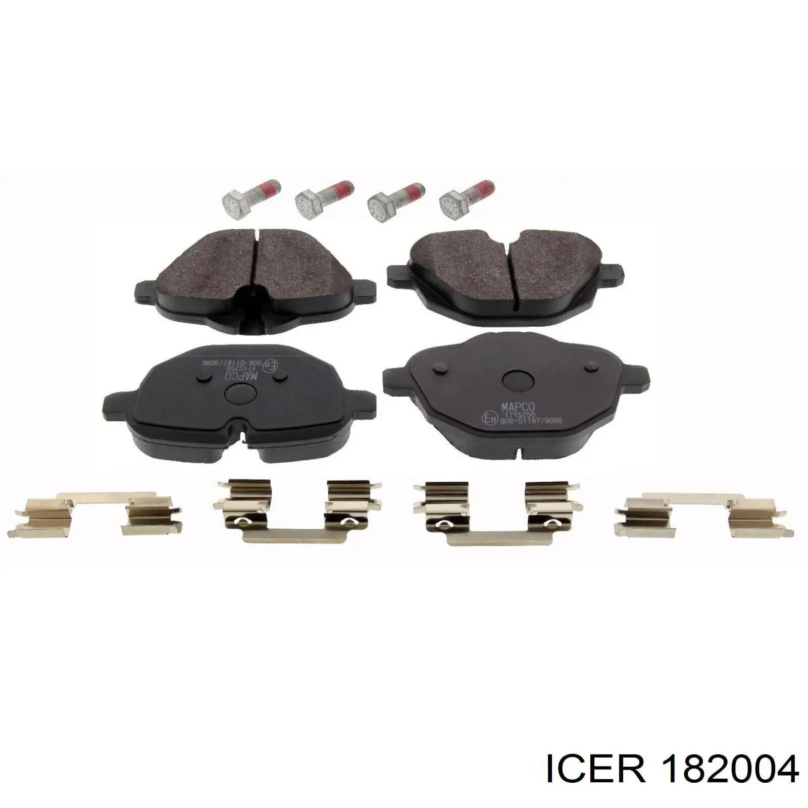 Задні гальмівні колодки 182004 Icer