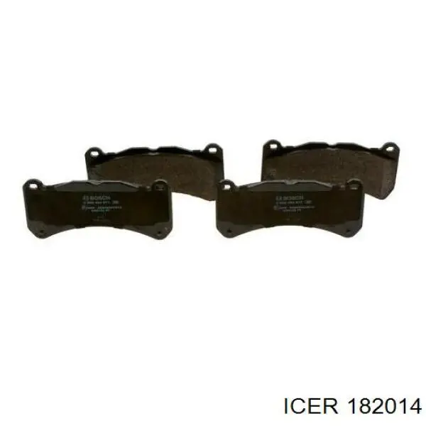 Передні тормозні колодки DR3Z2001D Ford