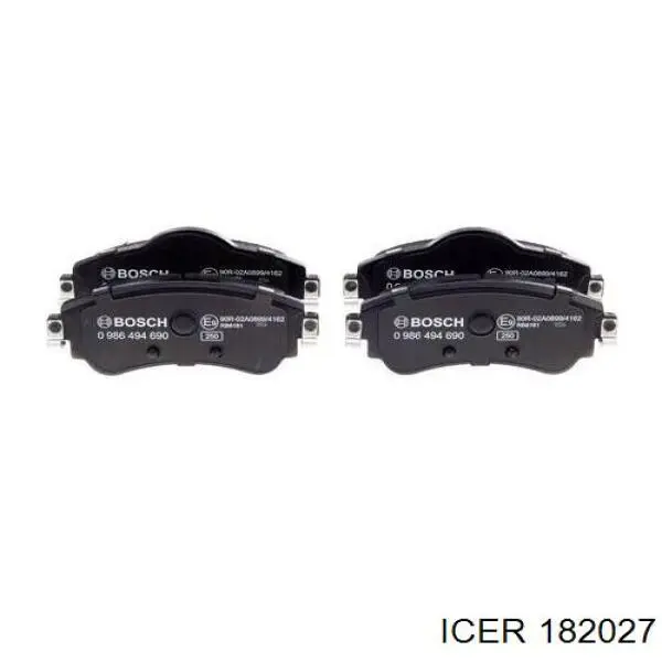 Гальмівні колодки Icer 182027 ціна, від 29.41 USD
