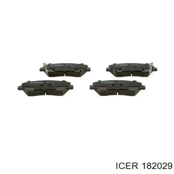 Гальмівні колодки Icer 182029 ціна, від 27.21 USD