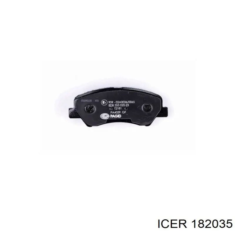 Гальмівні колодки Icer 182035 ціна, від 22.64 USD