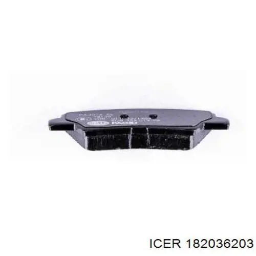 Задні гальмівні колодки Icer 182036203 ціна, від 20.25 USD