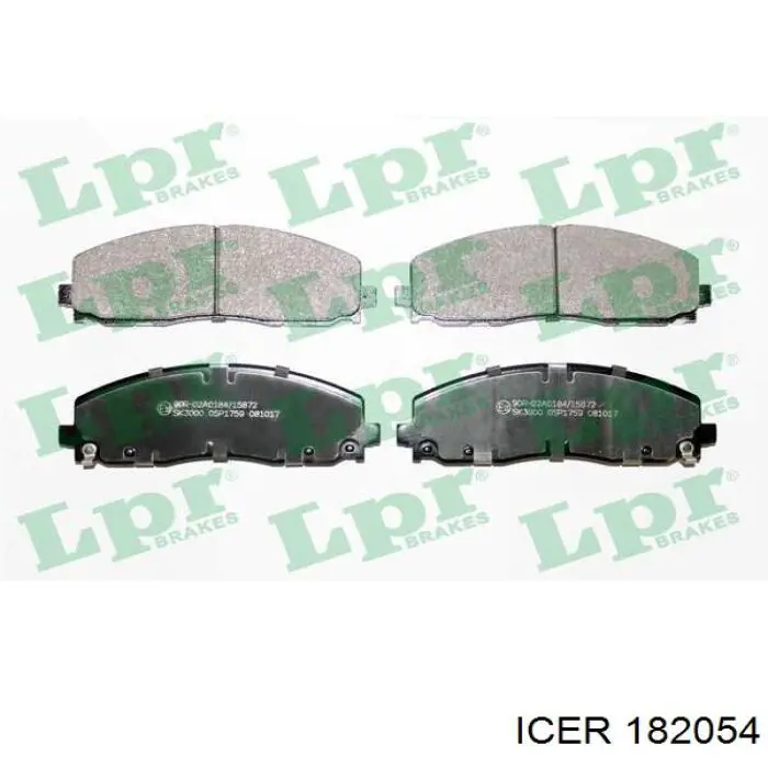 Гальмівні колодки Icer 182054 ціна, від 42.13 USD