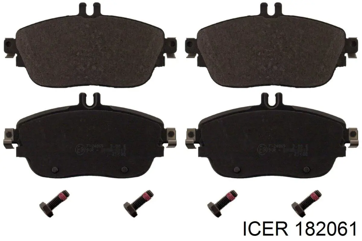 Гальмівні колодки Icer 182061 ціна, від 35.29 USD
