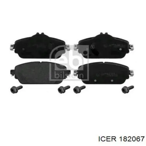 Гальмівні колодки Icer 182067 ціна, від 31.09 USD