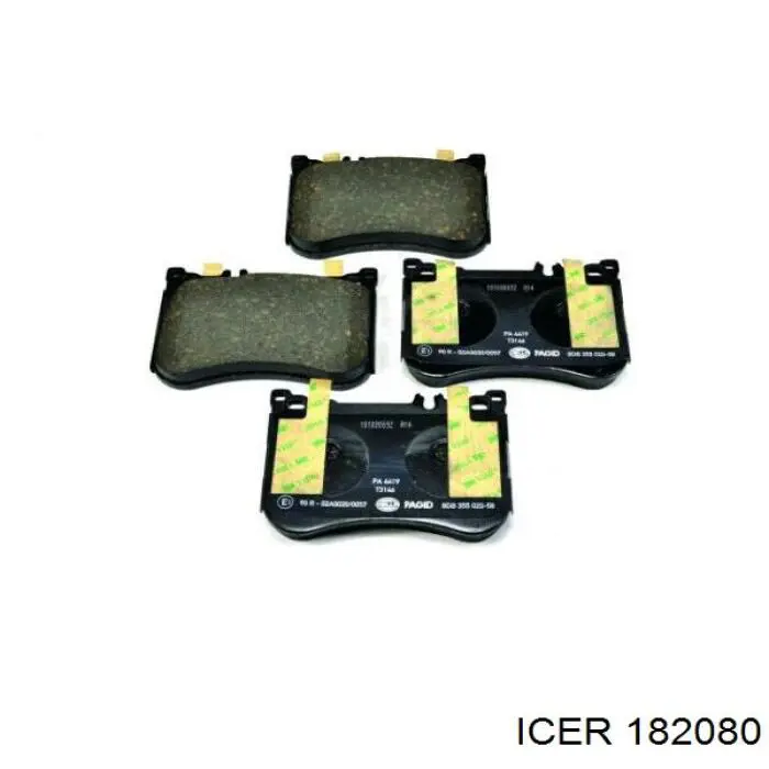Передні тормозні колодки 182080 Icer