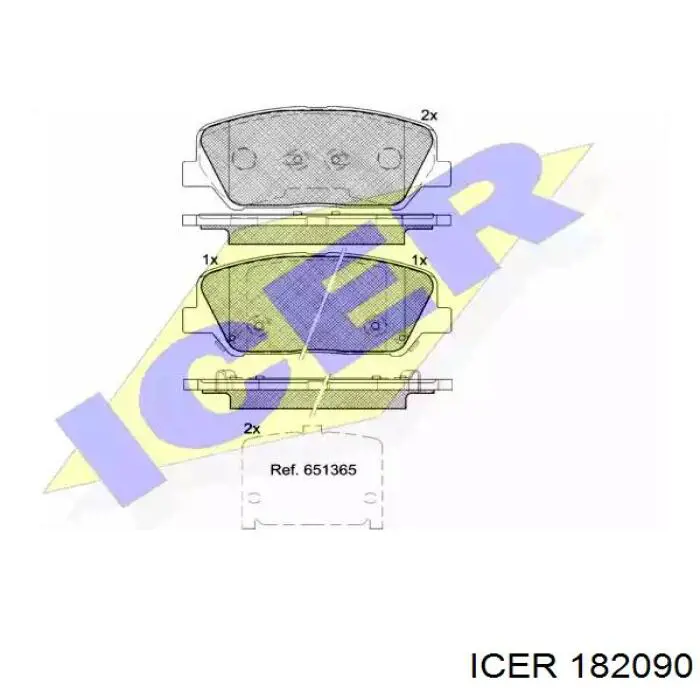 Купити 58101F6A21 Hyundai/Kia Колодки гальмівні передні, дискові