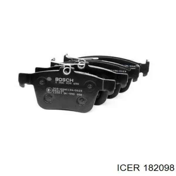 Задні гальмівні колодки Icer 182098 ціна, від 22.65 USD
